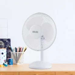 12 Inch Plastic Desk Fan - White -Energizer Sales Store 12888451 8544850304571683