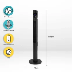 46 Inch Cobra Tower Fan With Remote Control -Energizer Sales Store 12888455 1314850305234755