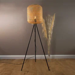 Reid Bamboo Floor Lamp -Energizer Sales Store 12891604 1184920555983910
