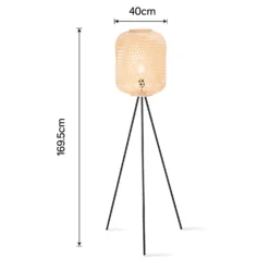 Reid Bamboo Floor Lamp -Energizer Sales Store 12891604 6124860401921586