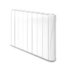 TCP Wall Mounted Oil Filled Radiator With Smart Features In White - 1000W