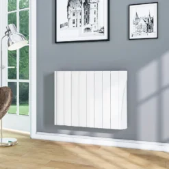 TCP Wall Mounted Oil Filled Radiator With Smart Features In White - 1000W 12 TCP Wall Mounted Oil Filled Radiator With Smart Features In White - 1000W -Energizer Sales Store 12892563 5604846118963658