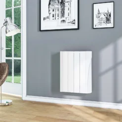 TCP Wall Mounted Oil Filled Radiator With Smart Features In White - 500W -Energizer Sales Store 12892565 9674847614966236