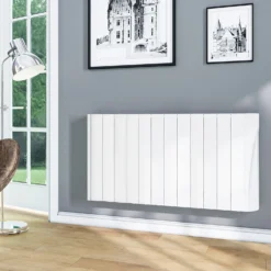 TCP Wall Mounted Oil Filled Radiator With Smart Features In White - 1500W 12 TCP Wall Mounted Oil Filled Radiator With Smart Features In White - 1500W -Energizer Sales Store 12892570 8494845884445153