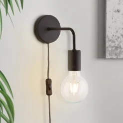 Jay Plug In Wall Light - Charcoal -Energizer Sales Store 12908183 1204899250335498