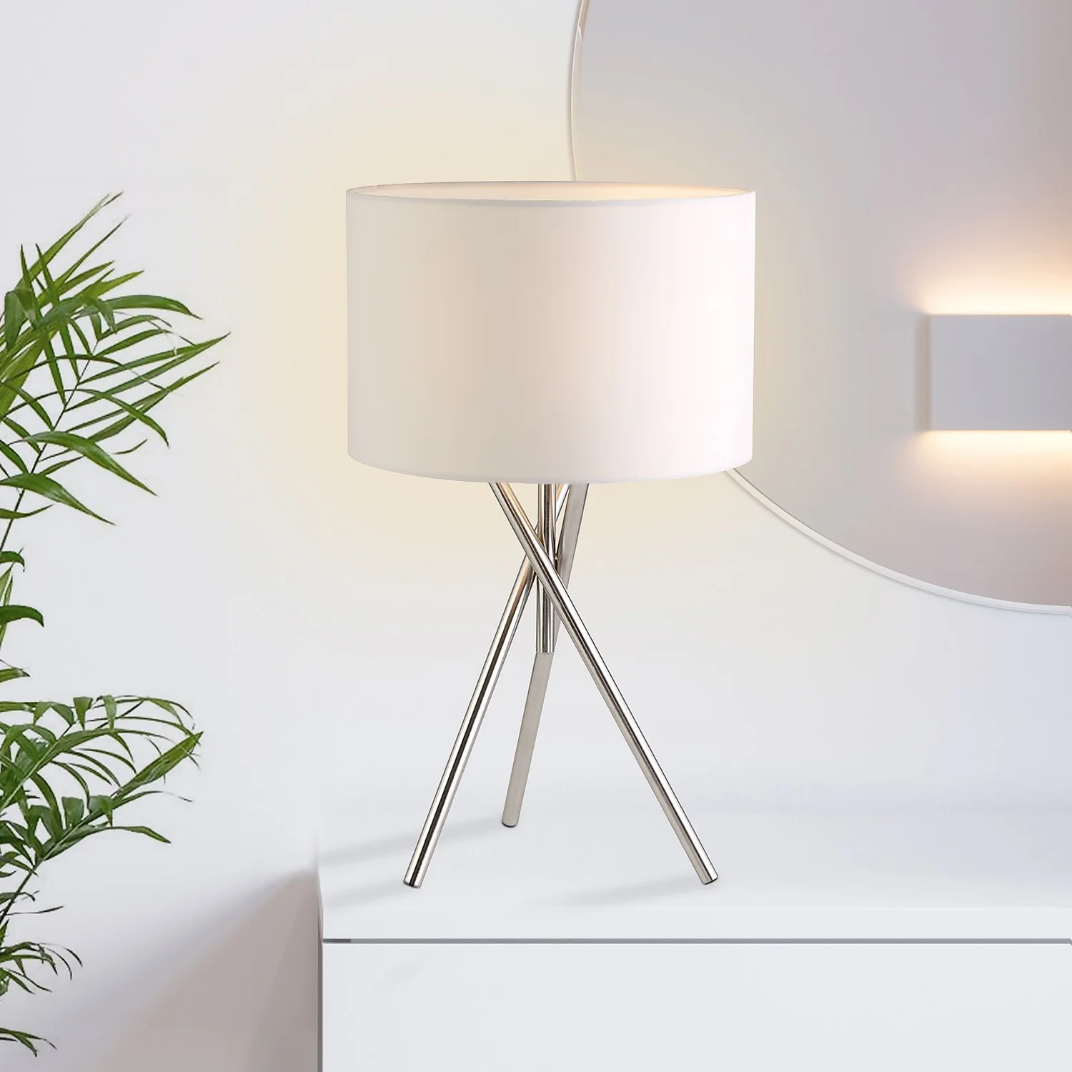 Bella Tripod Table Lamp - White 3 Bella Tripod Table Lamp - White