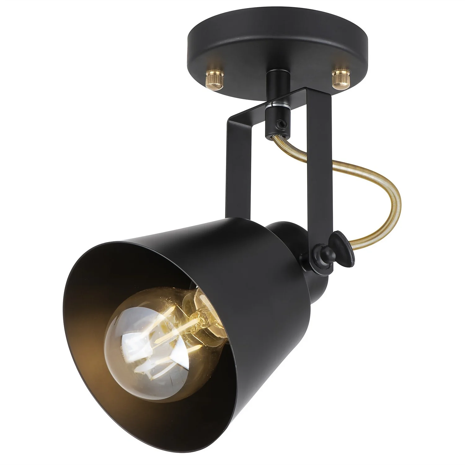 Abigail Single Lamp Spotlight - Black 3 Abigail Single Lamp Spotlight - Black