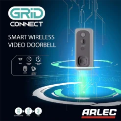 Arlec Orion Smart Wireless Video Doorbell With USB Chime Unit -Energizer Sales Store 12941196 1404857405771312