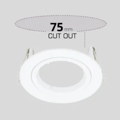 GU10 Fixed Downlight 4 Pack - White Finish -Energizer Sales Store 13031817 1194860685384932