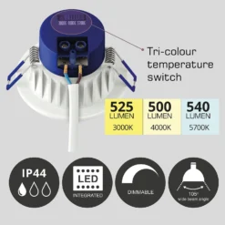 7W Dimmable Tri-Colour Single LED Downlight 8 7W Dimmable Tri-Colour Single LED Downlight -Energizer Sales Store 13031818 1254860684829632