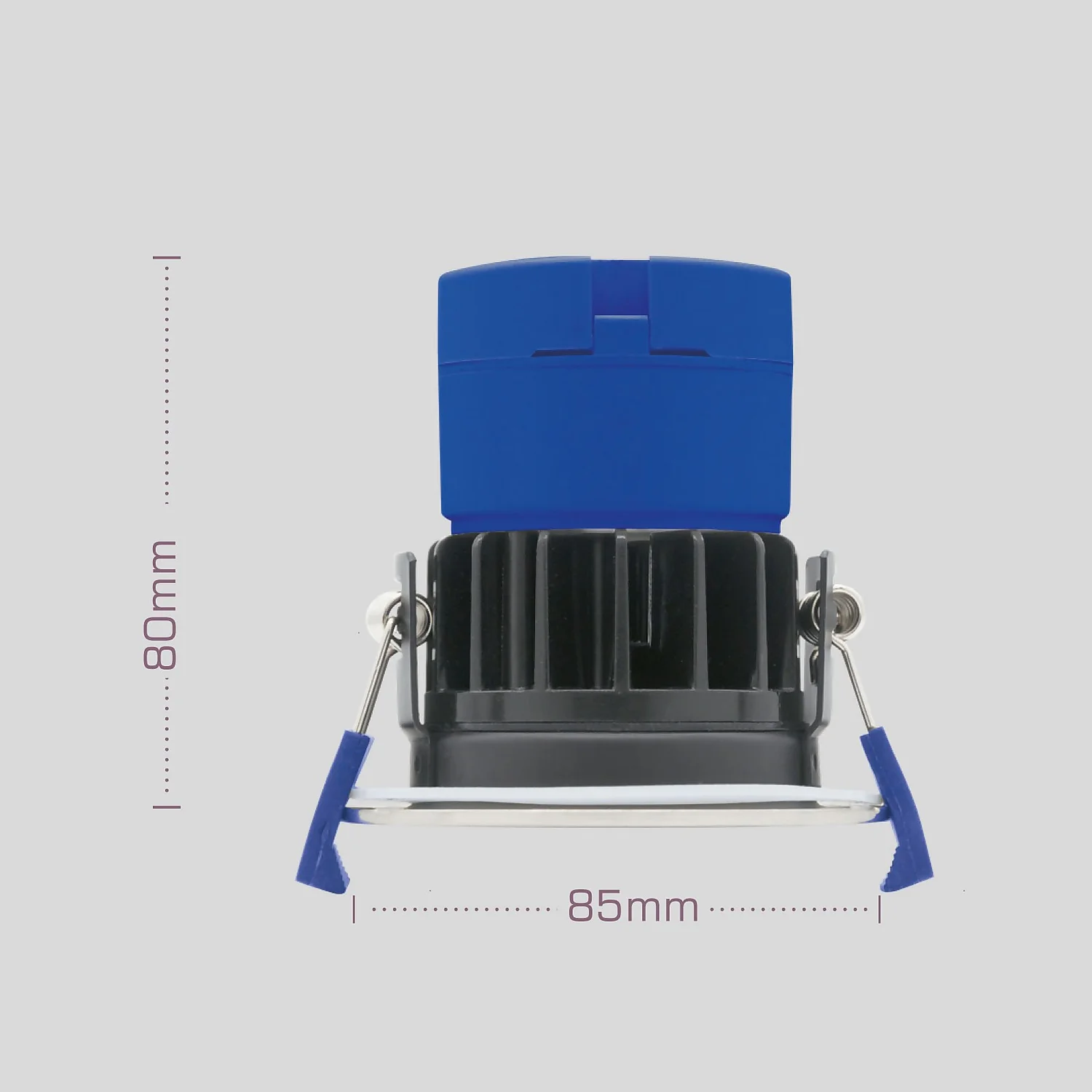 Fixed Fire Rated IP65 LED 5 Pack Downlight - Brushed Nickel 4 Fixed Fire Rated IP65 LED 5 Pack Downlight - Brushed Nickel - Image 2