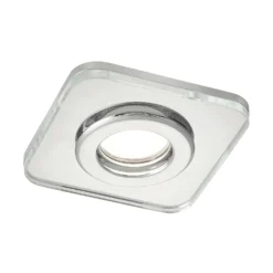 Bathstore Triotone Square Clear Glass Downlight