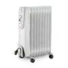 Arlec Electric Oil Filled Heater Free Standing In White - 2000W