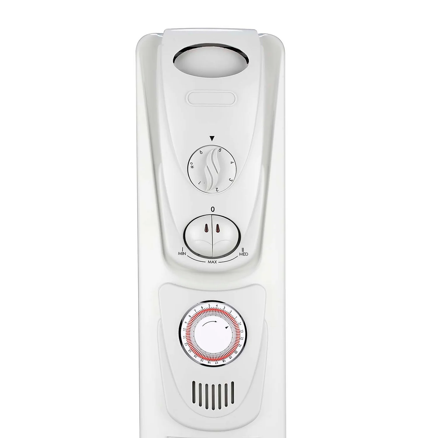 Arlec Electric Oil Filled Heater 11 Fin In White - 2500W 4 Arlec Electric Oil Filled Heater 11 Fin In White - 2500W - Image 2