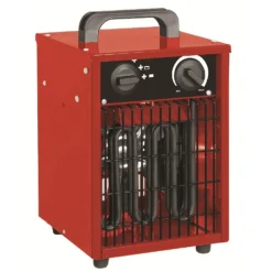 Stylec Electric Fan Heater With Industrial Design In Red - 2000W