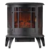 Ironhorse Elstow 1800W Freestanding Electric Stove With Realistic Log Flame Effect - Black -Energizer Sales Store 13107819 7714902407752077