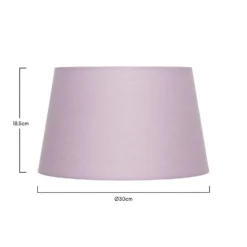 Clyde Mauve Taper Shade - 30cm -Energizer Sales Store 13139371 2094900552369179