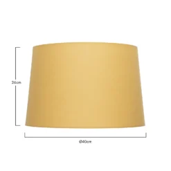 Clyde Ochre Taper Shade - 40cm -Energizer Sales Store 13139379 1974900554687720