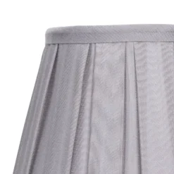 Raye Dove Pleated Taper Silk Shade - 20cm -Energizer Sales Store 13139384 1214900556520150