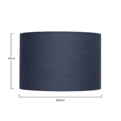 Clyde Navy Drum Shade - 30cm -Energizer Sales Store 13139386 1844900552003728