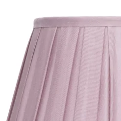 Raye Fig Pleated Taper Silk Shade - 30cm -Energizer Sales Store 13139391 2804900556763693