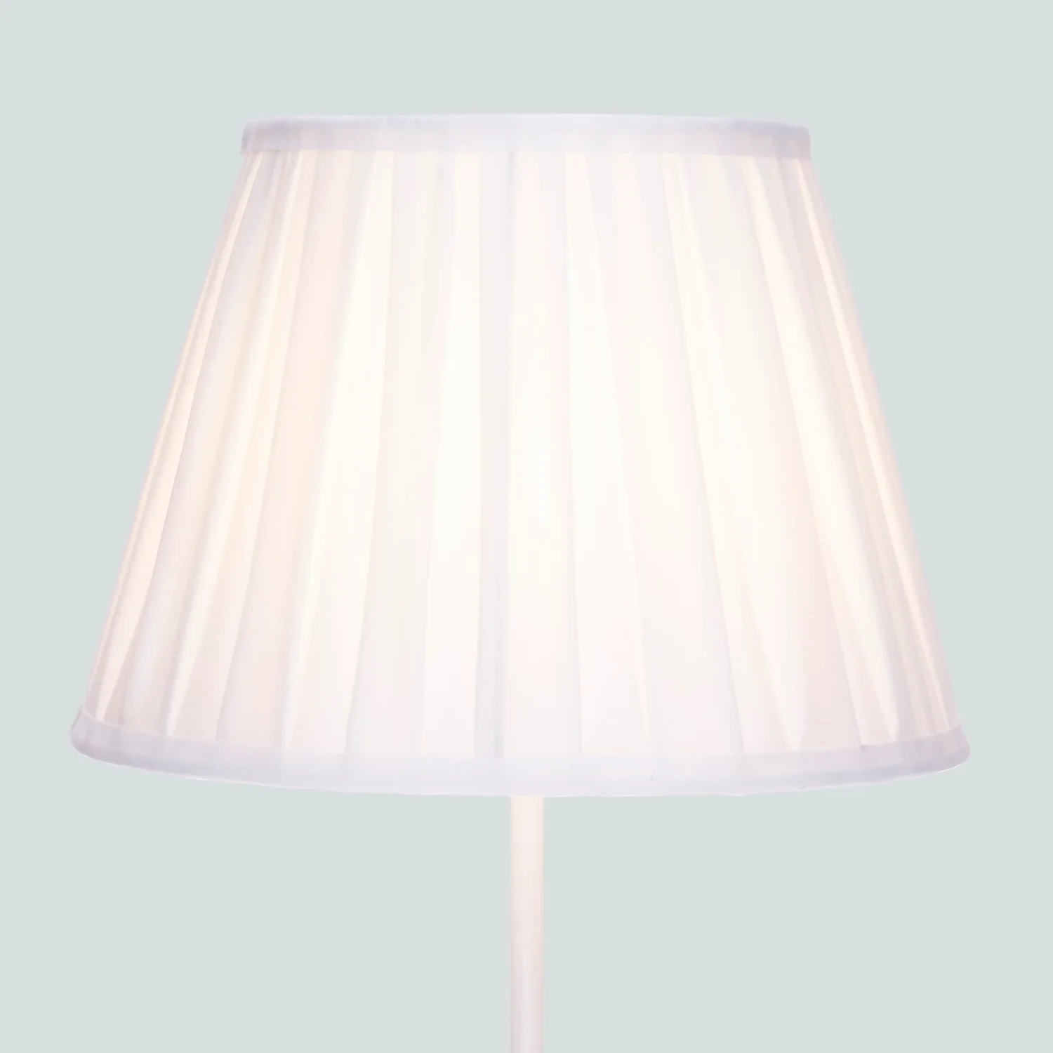 Raye White Pleated Taper Silk Shade - 30cm 5 Raye White Pleated Taper Silk Shade - 30cm - Image 3