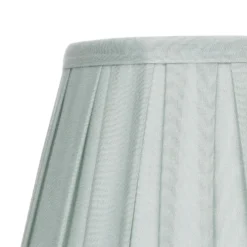 Raye Duck Egg Pleated Taper Silk Shade - 20cm -Energizer Sales Store 13139394 1444900556322390