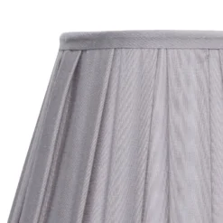 Raye Dove Pleated Taper Silk Shade - 30cm 14 Raye Dove Pleated Taper Silk Shade - 30cm -Energizer Sales Store 13139400 6534900556749386