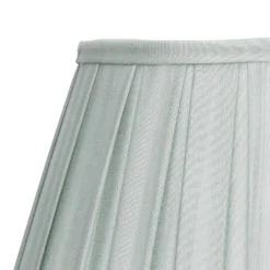Raye Duck Egg Pleated Taper Silk Shade - 30cm -Energizer Sales Store 13139401 3294900556762454
