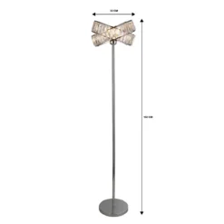 Dita 2 Band Chrome Floor Lamp -Energizer Sales Store 13157967 1754936869512823