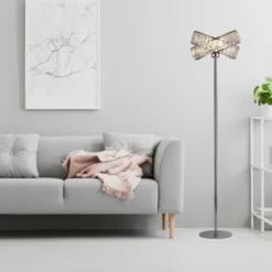 Dita 2 Band Chrome Floor Lamp -Energizer Sales Store 13157967 1834936869482949