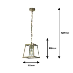 Bellevue 1 Light Industrial Pendant - Brass -Energizer Sales Store 13157969 8165009385341913