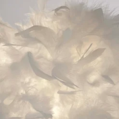 Hattie Feather Floor Lamp - White -Energizer Sales Store 13157970 1534958397136368