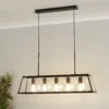 Bellevue 5 Light Industrial Pendant - Black -Energizer Sales Store 13157971 9765049847482615