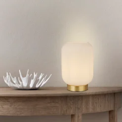 Pearl Frosted Table Lamp - White -Energizer Sales Store 13177663 1624936591316913