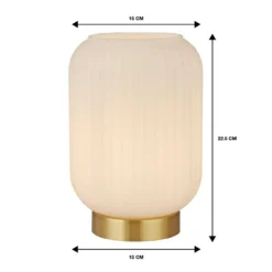 Pearl Frosted Table Lamp - White -Energizer Sales Store 13177663 7214958397070101