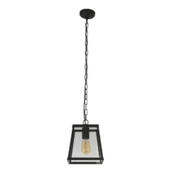 Bellevue 1 Light Industrial Pendant - Black -Energizer Sales Store 13177664 1224976242709535