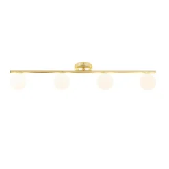 Orb 4 Lamp Spotlight Bar - Brass & Opal -Energizer Sales Store 13208303 1364896912866499