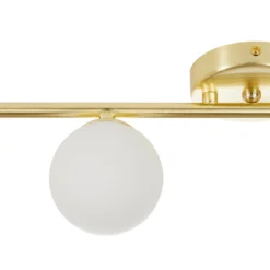 Orb 4 Lamp Spotlight Bar - Brass & Opal -Energizer Sales Store 13208303 6624896913017300