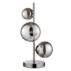 Orb II 3 Light Table Lamp - Black Chrome Smoke -Energizer Sales Store 13208307 1974896912977685