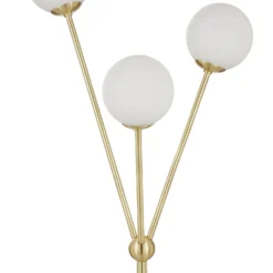 Orb 3 Light Floor Lamp - Brass & Opal 11 Orb 3 Light Floor Lamp - Brass & Opal -Energizer Sales Store 13208308 1284896913045569