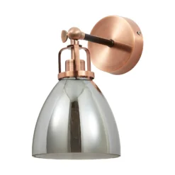 Decan Wall Light - Smoke & Copper -Energizer Sales Store 13208320 3764896913328277