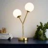 Orb 2 Light Table Lamp - Brass & Opal -Energizer Sales Store 13208335 1894896913495329