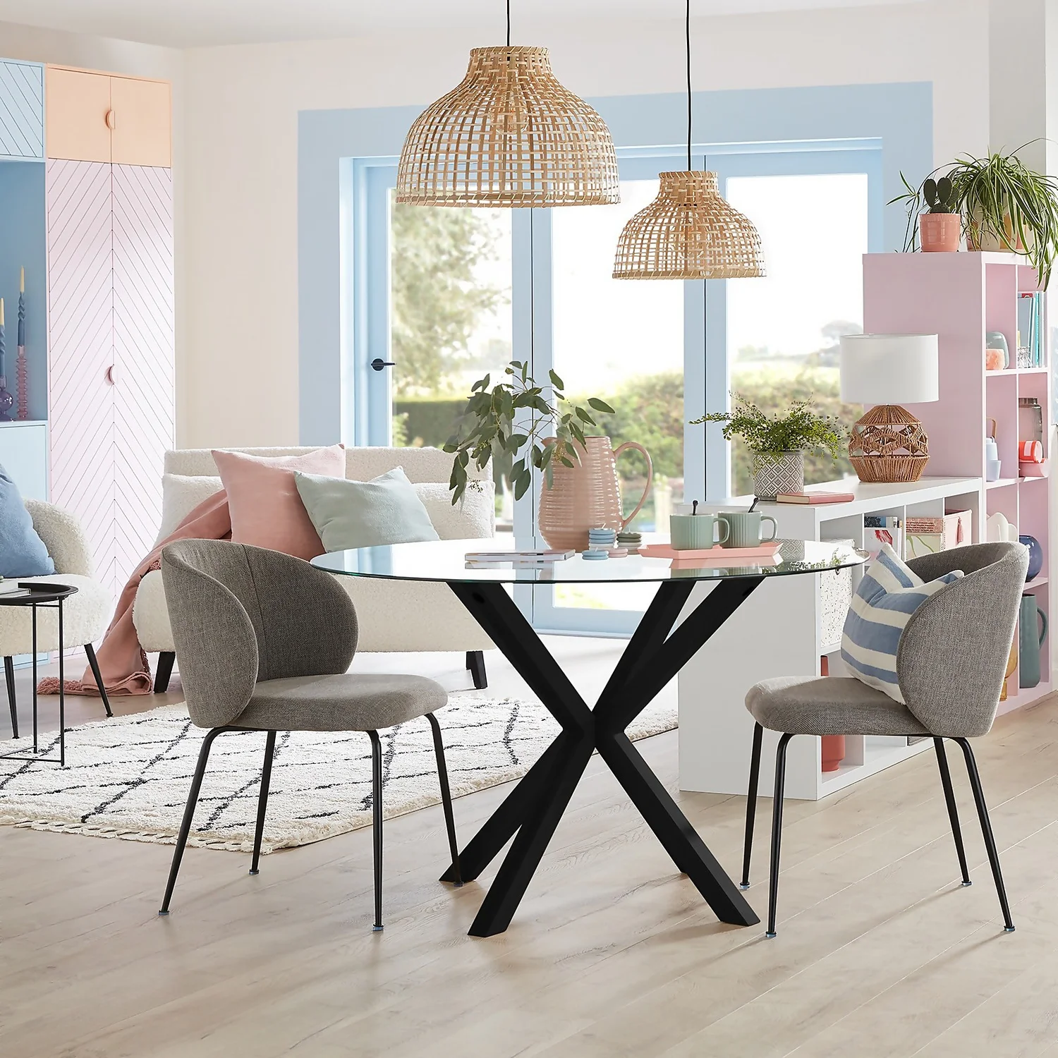 Belle Bamboo Woven Light Shade - Medium 8 Belle Bamboo Woven Light Shade - Medium - Image 6