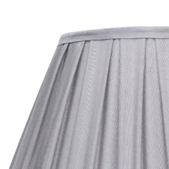 Raye Dove Pleated Taper Silk Shade - 40cm -Energizer Sales Store 13222466 1464946175834741