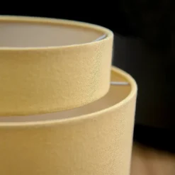 Finn Tier Drum Lemon Linen Shade - 25cm -Energizer Sales Store 13222470 1154944148390866