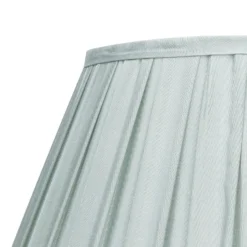 Raye Duck Egg Pleated Taper Silk Shade - 40cm -Energizer Sales Store 13222473 1844946174476998