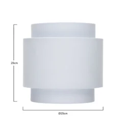 Finn Tier Drum Sky Blue Linen Shade - 25cm -Energizer Sales Store 13222480 2004901095938066