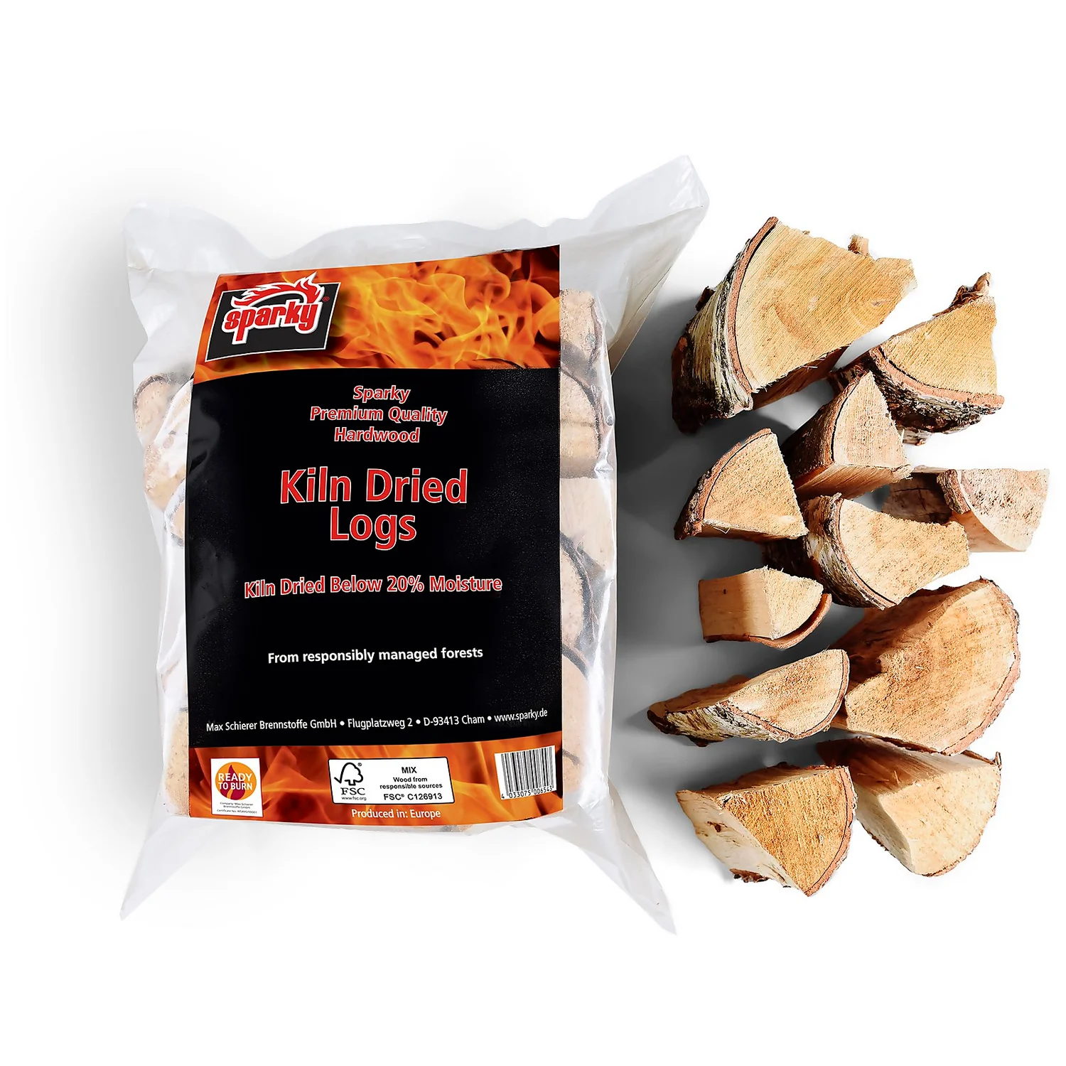 Sparky Kiln Dried Birch Logs Large Bag 3 Sparky Kiln Dried Birch Logs Large Bag