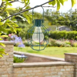 House Beautiful Firefly Solar Powered Caged Lantern -Energizer Sales Store 13280804 1194933437034953